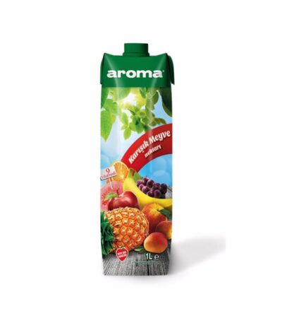 AROMA MEYVE SUYU 1 LT KARIŞIK 1*12