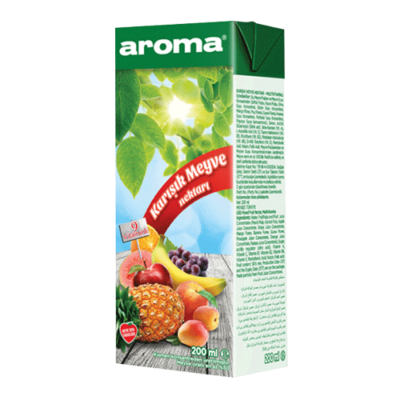 AROMA MEYVE SUYU 200 ML KARIŞIK 1*27