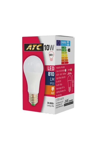 ATC AMPUL LED 10 W KIRIMIZI 1*10