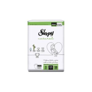 SLEEPY BEBEK BEZİ İKİLİ JUMBO 3 NO 1*4