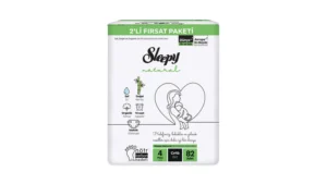SLEEPY BEBEK BEZİ İKİLİ JUMBO 4 NO 1*4