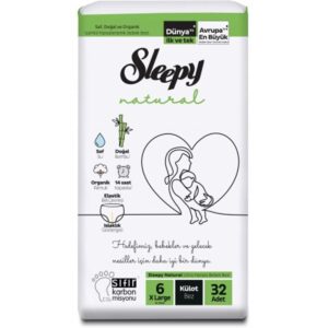 SLEEPY BEBEK BEZİ İKİLİ JUMBO NO 6 1*4