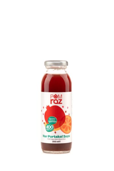 POMRAZ %100 MEYVE SUYU 250 ML NAR-PORTAKAL 1*12