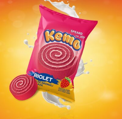 KEMO RULO KEK 40 GR ÇİLEKLİ 1*24