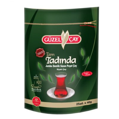 GÜZELÇAY TAM TADINDA 40 GR 25 Lİ DEMLİK POŞET 1*1
