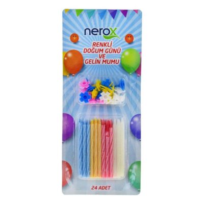 NEROX DOĞUM GÜNÜ MUMU 24 LÜ 1*24