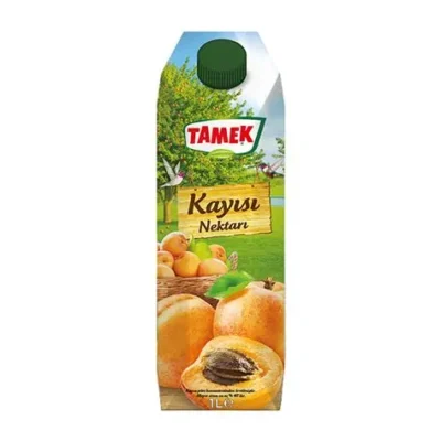 TAMEK MEYVE SUYU 1LT KAYISI 1*12