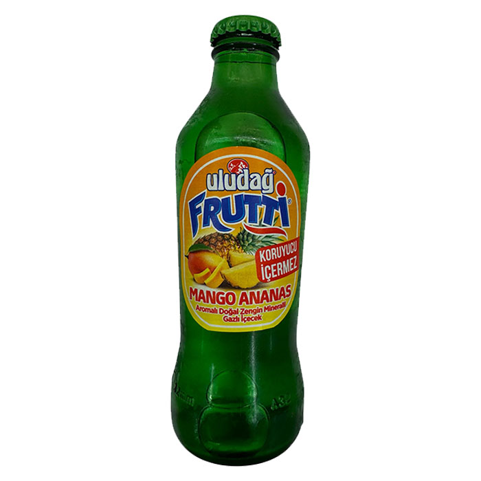 ULUDAĞ FRUTTİ MEYVELİ MADEN SUYU 200 ML MANGO&ANANAS 1*24