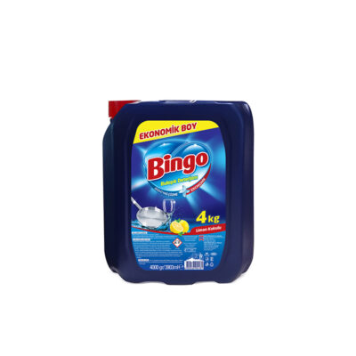 BİNGO SIVI BULAŞIK DETERJANI 4 LT LİMON 1*4