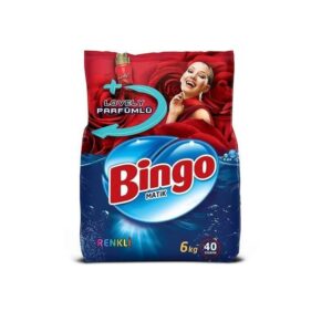 BİNGO MATİK TOZ DETERJAN 6 KG EKO RENKLİ 1*1