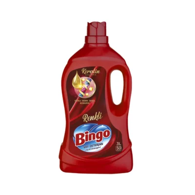 BİNGO SIVI DETERJAN 3 LT RENKLİ 1*6