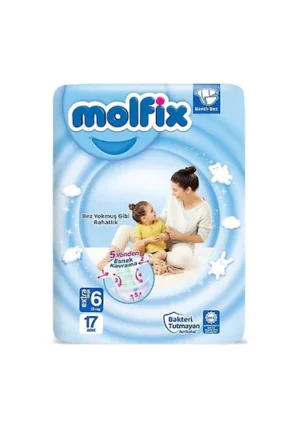 MOLFİX JUMBO NO 6 BEBEK BEZİ 17 Lİ 1*6