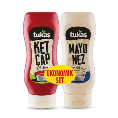 TUKAŞ KETÇAP 650 GR+MAYONEZ 550 GR 1*10