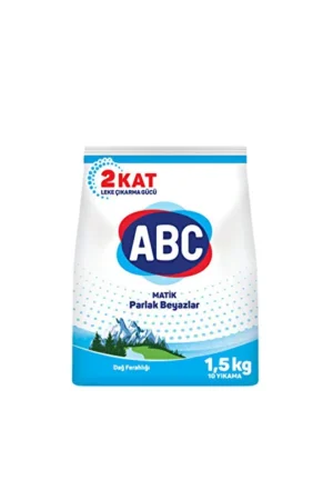 ABC MATİK 1,5 KG DAĞ FERAHLIĞI BEYAZLAR 1*12